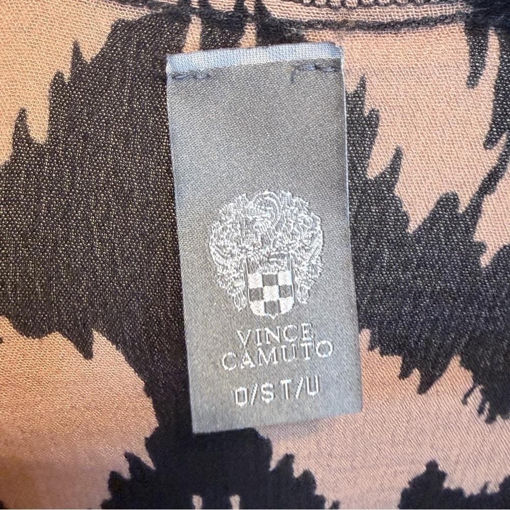 Vince Camuto Black and Tan Cardigan - Picture 6 of 7
